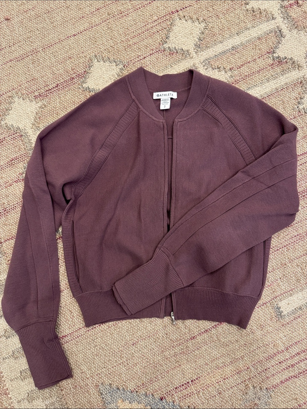 Athleta bomber cardigan